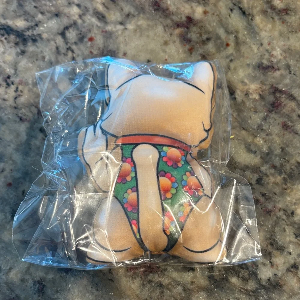 Charming Cat Plush Toy with Glasses